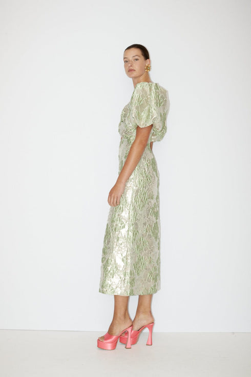 MIRA PUFF SLEEVE MIDI