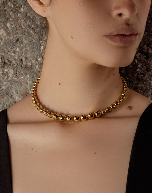 MULTI SPHERE NECKLACE