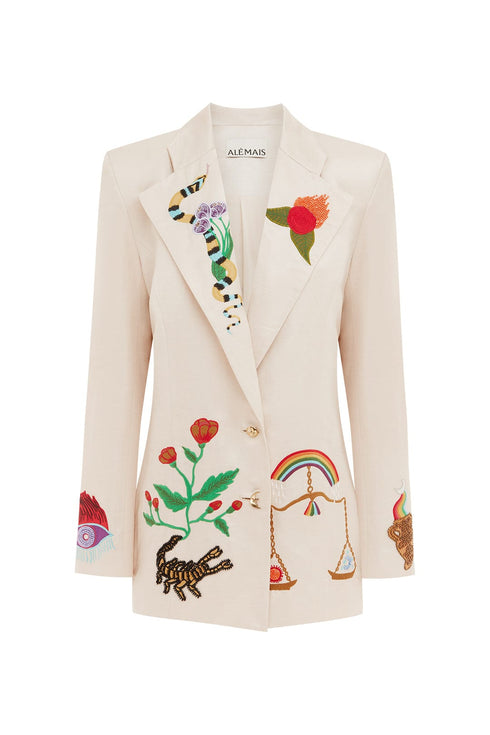 ZELDA EMBROIDERED BLAZER