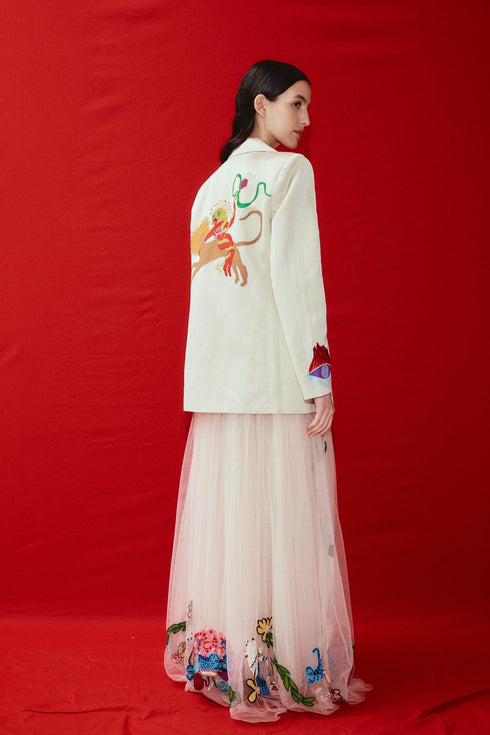 ZELDA EMBROIDERED BLAZER