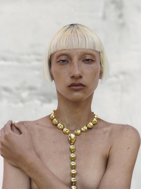 PUERTO NECKLACE - GOLD PLATED BRASS