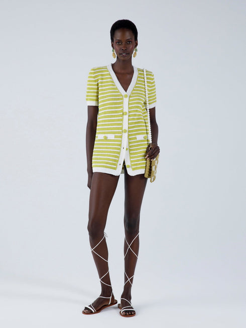 Verbena Cardigan - Antique Moss