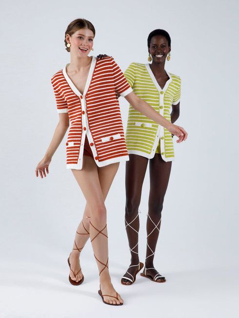 Verbena Cardigan - Antique Moss