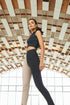 Mila Top Bicolor Shake / Black