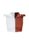 Mila Top Bicolor Chantilly / Maroon
