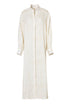Thalia Linen Shirt Maxi Dress / Ivory