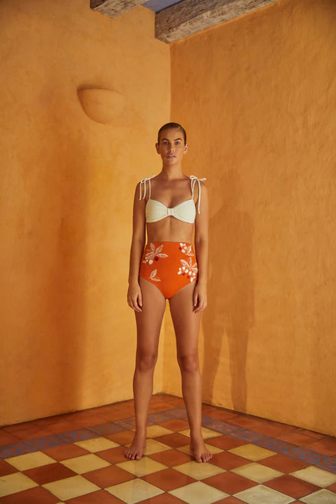 Victoria Vintage Bottom Embroidered / Orange