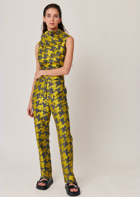 Junior Pant - Jacquard Yellow