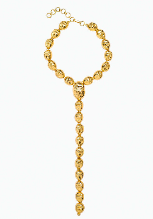 PUERTO NECKLACE - GOLD PLATED BRASS