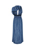Iris Dress - Jacquard Blue
