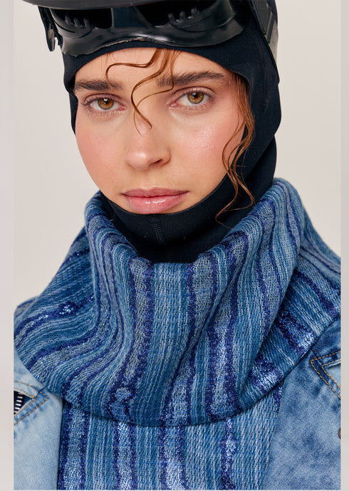 Zazil Top - Jacquard Blue
