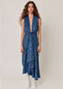 Iris Dress - Jacquard Blue