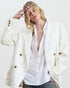 ROMA LINEN BLAZER OFF-WHITE