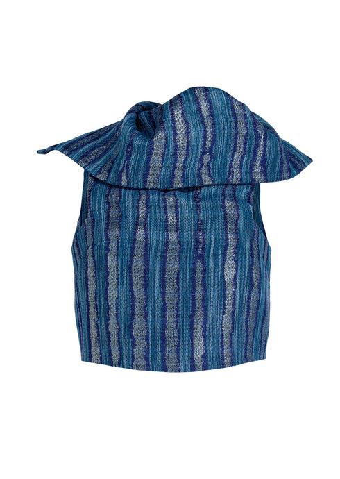 Zazil Top - Jacquard Blue
