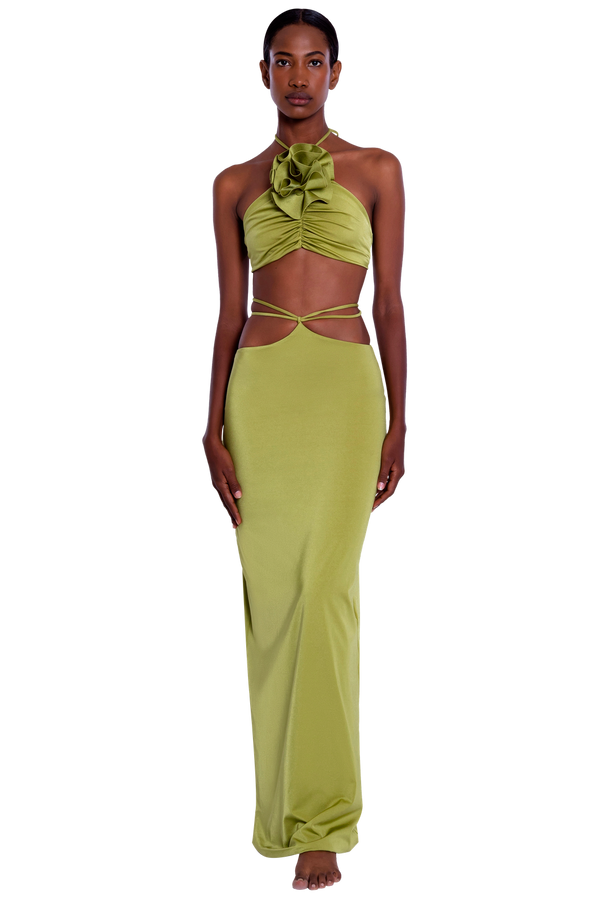 maygel coronel green dress MAYGEL CORONEL Women's Negrete bodydress - Green