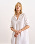 LUPE LINEN DRESS WHITE