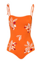 San Juan One Piece Embroidered / Orange